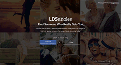 Desktop Screenshot of ldssingles.com